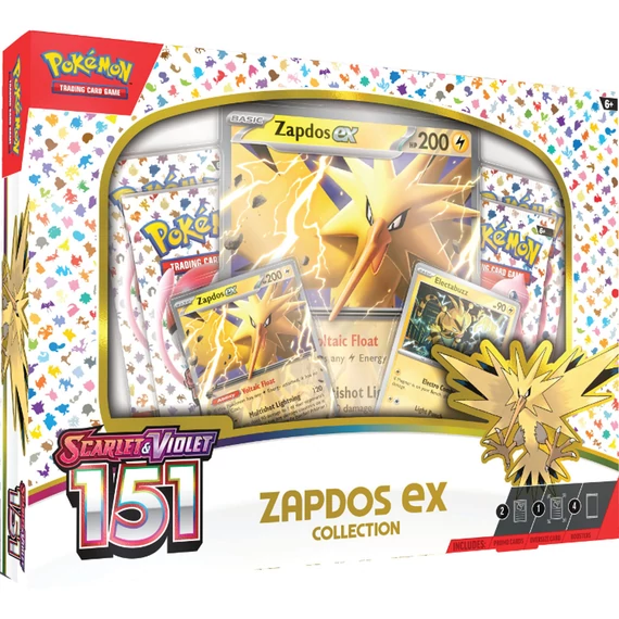 Pokémon TCG Scarlet & Violet 151 - Zapdos ex Box Collection *English Version*