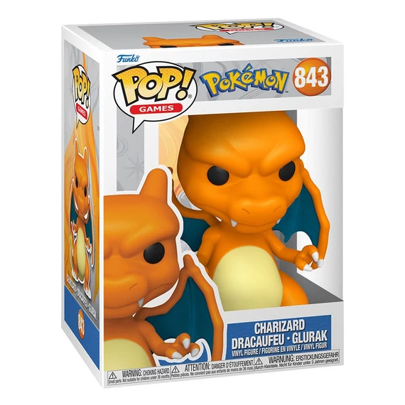 Pokemon Funko POP! Games Vinyl Figura - Charizard (EMEA) 9 cm #843