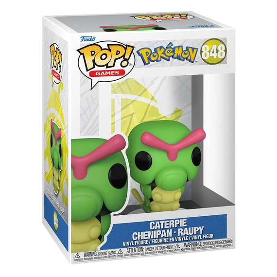 Pokemon Funko POP! Games Vinyl Figura - Caterpie (EMEA) 9 cm #848