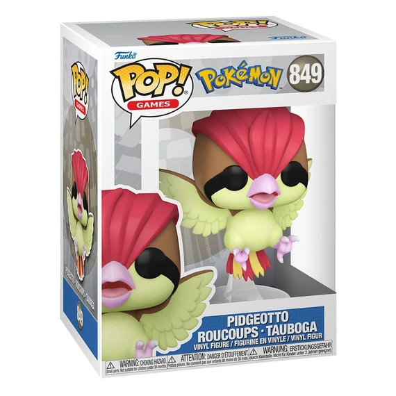 Pokemon Funko POP! Games Vinyl Figura - Pidgeotto (EMEA) 9 cm #849