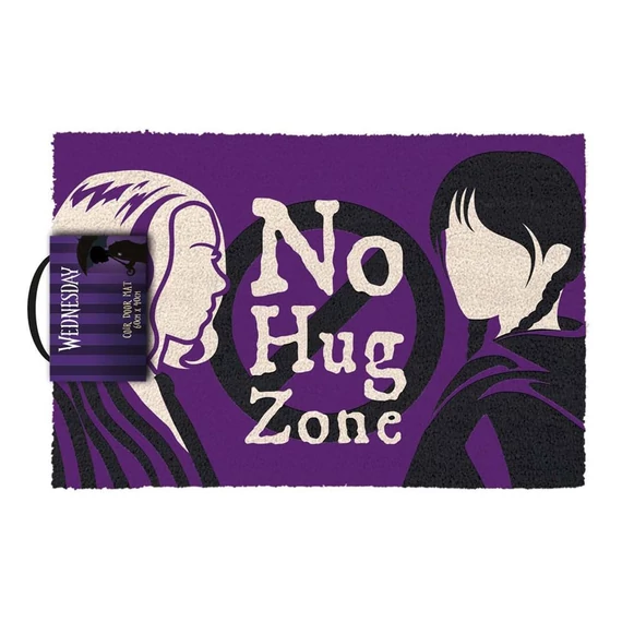 Wednesday Lábtörlő - No Hug Zone 40 x 60 cm