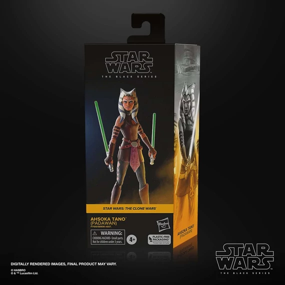 Star Wars: The Clone Wars Black Series Akciófigura - Ahsoka Tano (Padawan) 15 cm