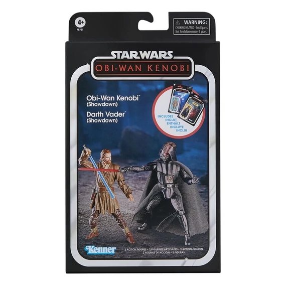 Star Wars: Obi-Wan Kenobi Vintage Collection Akciófigurák - Darth Vader (Showdown) & Obi-Wan Kenobi