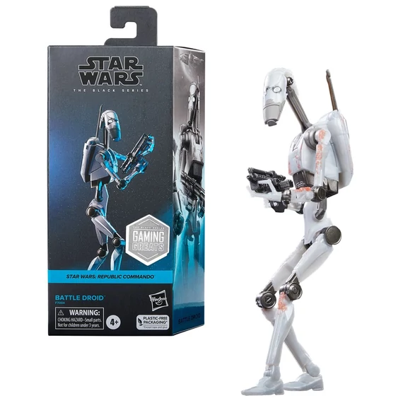 Star Wars: Republic Commando Black Series Gaming Greats Akciófigura - Battle Droid 15 cm