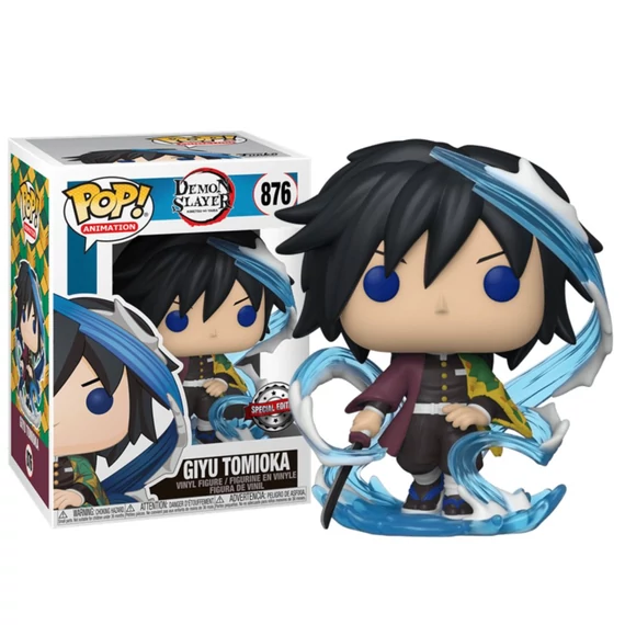 Demon Slayer Funko POP! Animation Figura - Giyu Tomioka (Exclusive) 9 cm #876
