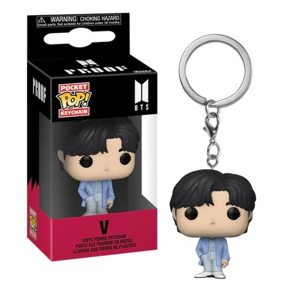 BTS Rocks Funko POP! Kulcstartó - V 4 cm