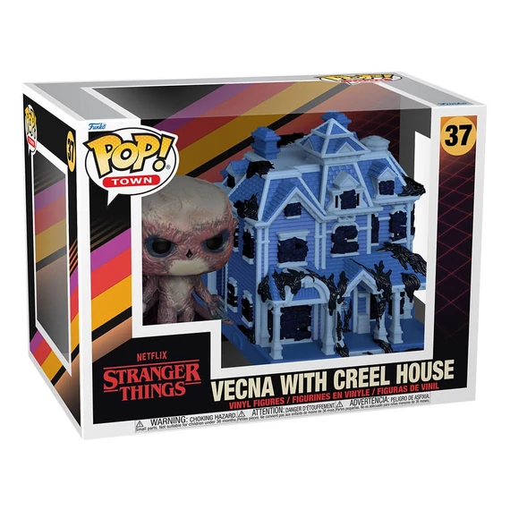 Stranger Things Funko POP! Town Vinyl Figura - Vecna with Creel House 9 cm #37