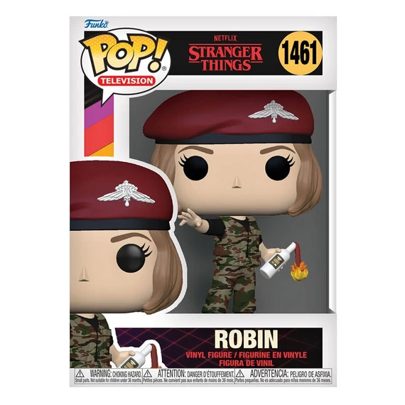 Stranger Things Funko POP! Figura - Hunter Robin with Molotov-Cocktail 9 cm #1461