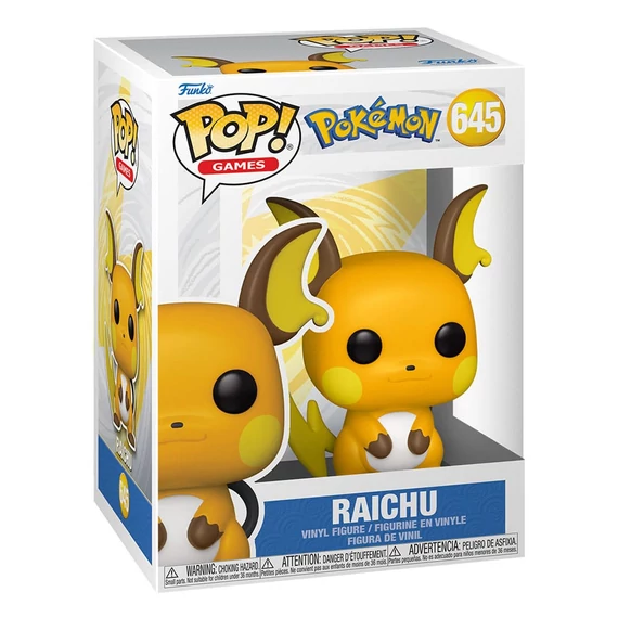 Pokemon Funko POP! Games Vinyl Figura - Raichu 9 cm #645