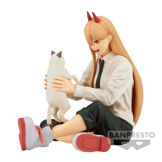 Chainsaw Man Break Time PVC Szobor - Power & Nyako 9 cm