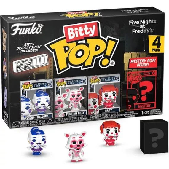 Five Nights at Freddy&apos;s Bitty POP! Vinyl Figurák - Ballora 2.5 cm
