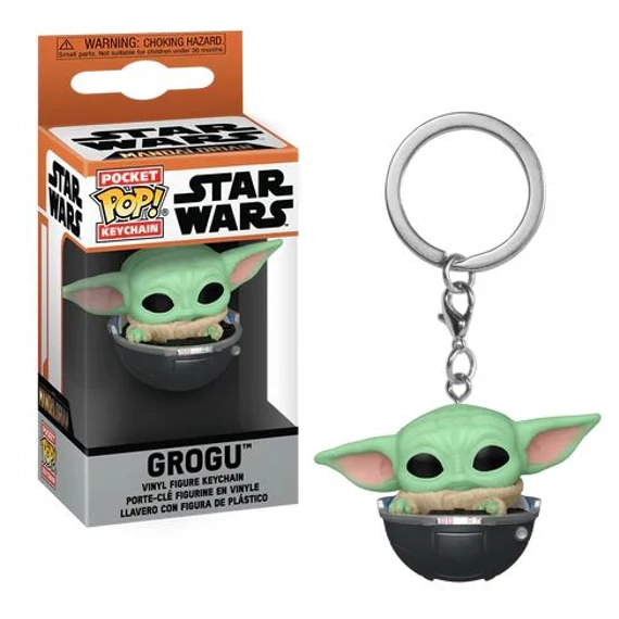 Star Wars The Mandalorian Pocket POP! Kulcstartó - Grogu 4 cm