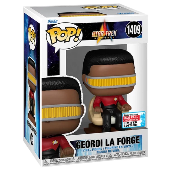 Star Trek: Universe Funko POP! Vinyl Figura - Geordi La Forge #1409 (NYCC 2023 Exclusive) 9 cm *SÉRÜ