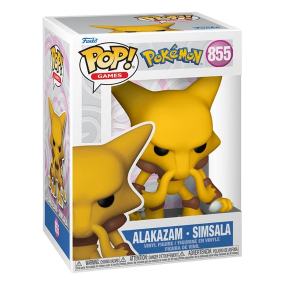 Pokemon Funko POP! Games Vinyl Figura - Alakazam 9 cm #855
