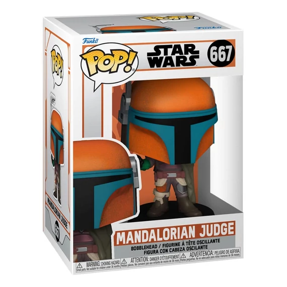 The Mandalorian Funko POP! Star Wars Figura - Mandalorian Judge 9 cm #667