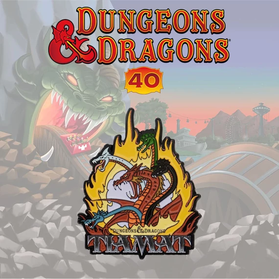Dungeons & Dragons: The Cartoon 40th Anniversary Kitűző - Tiamat