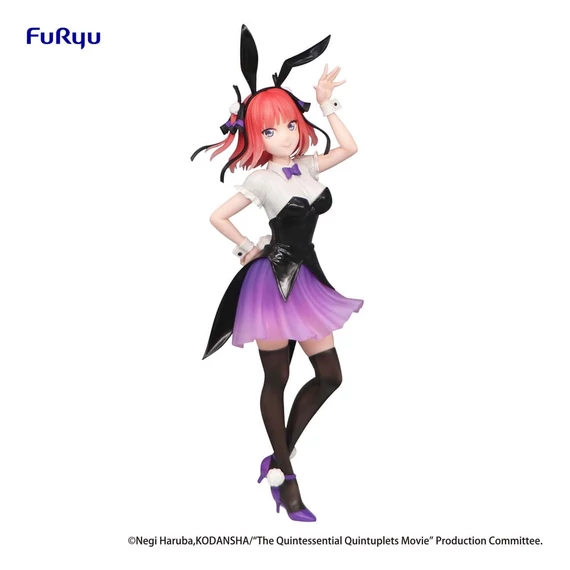 The Quintessential Quintuplets Movie Trio-Try-iT PVC Szobor - Nino Nakano Bunnies Ver. 23 cm