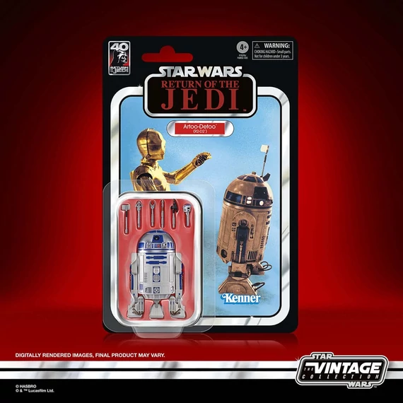 Star Wars Episode VI 40th Anniversary Black Series Akciófigura - Artoo-Detoo (R2-D2) 15 cm