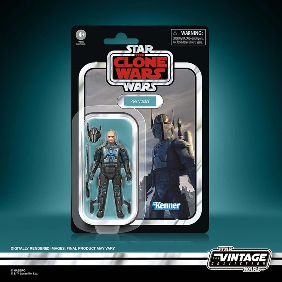 Star Wars: The Clone Wars Vintage Collection Akciófigura - Pre Vizsla 10 cm
