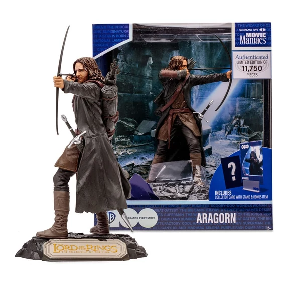 Lord of the Rings Movie Maniacs Akciófigura - Aragorn 15 cm