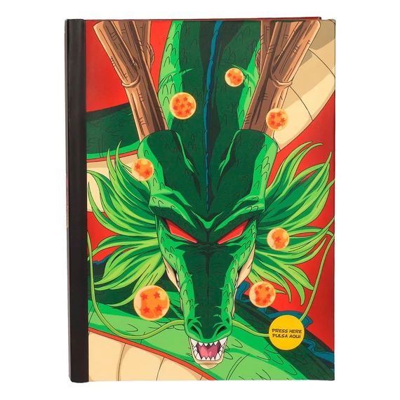 Dragon Ball Z Jegyzetfüzet Világítással - Shenron
