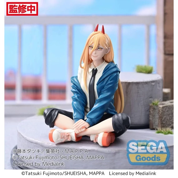 Chainsaw Man PM Perching PVC Szobor - Power 9 cm