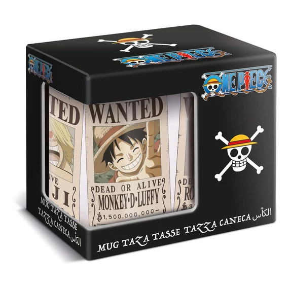 One Piece Bögre - Wanted 325ml