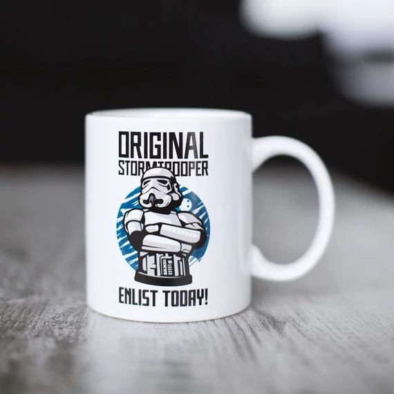 Original Stormtrooper Bögre - Enlist Today (Fehér) 330 ml