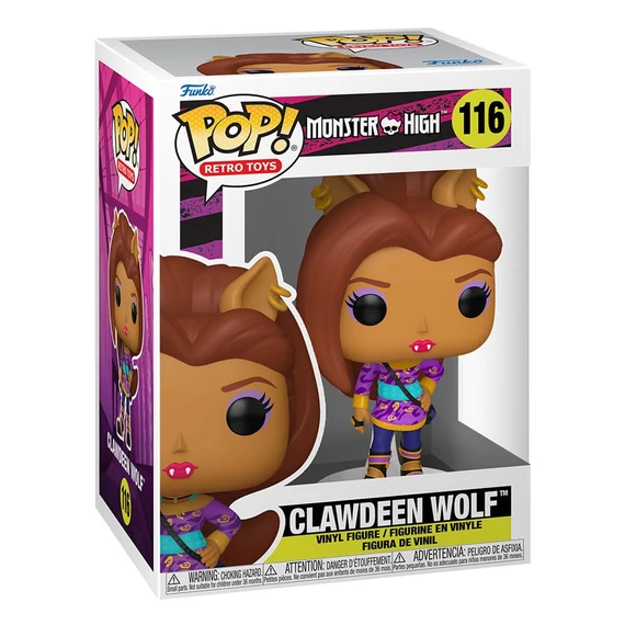 Monster High POP! Retro Toys Vinyl Figura - Clawdeen 9 cm #116