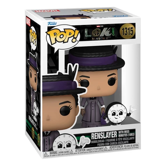 Loki Season 2 Funko POP! Figura - Renslayer with Miss Minutes (1893) 9 cm #1315