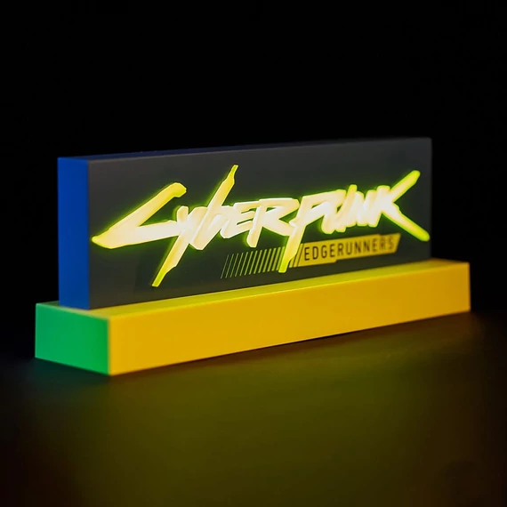Cyberpunk Edgerunners LED Lámpa - Logo 22 cm
