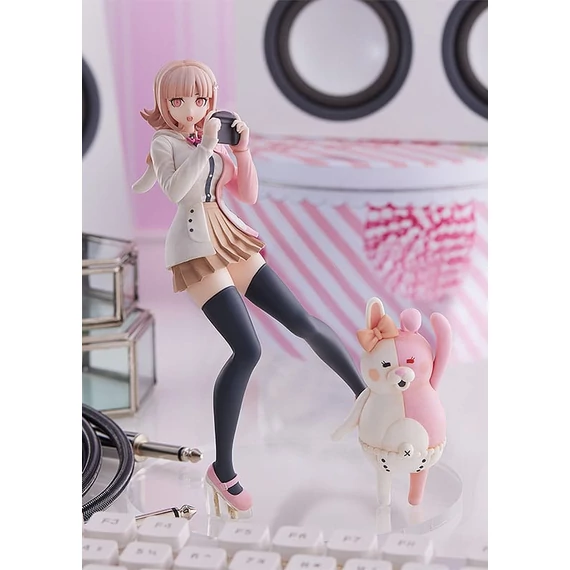 Danganronpa 1 2 Reload Pop Up Parade PVC Szobor - Chiaki Nanami: Monomi Hoodie Ver. 16 cm