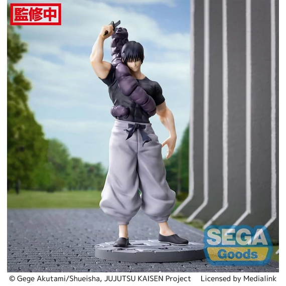 Jujutsu Kaisen Luminasta PVC Szobor - Kaigyoku/Gyokusetsu "Toji Fushiguro" Ready For Battle 21 cm