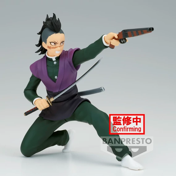 Demon Slayer Kimetsu no Yaiba Vibration Stars PVC Szobor - Genya Shinazugawa 12 cm