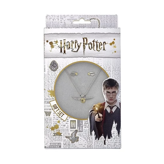 Harry Potter Nyaklánc és Fülbevaló - Golden Snitch