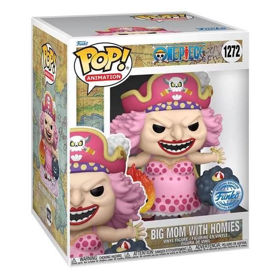 One Piece Super Sized POP! Animation Vinyl Figura - Big Mom w/Homies 15 cm #1272