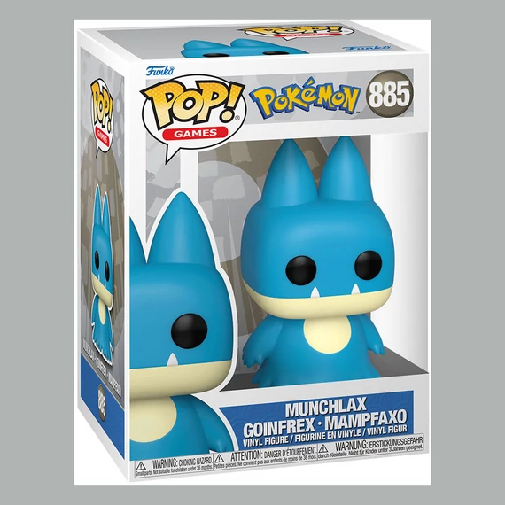 Pokemon Funko POP! Games Vinyl Figura - Munchlax (EMEA) 9 cm #885