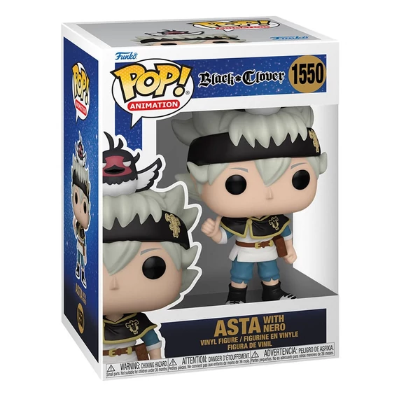 Black Clover Funko POP! Animation Vinyl Figura - Asta w/Nero 9 cm #1550