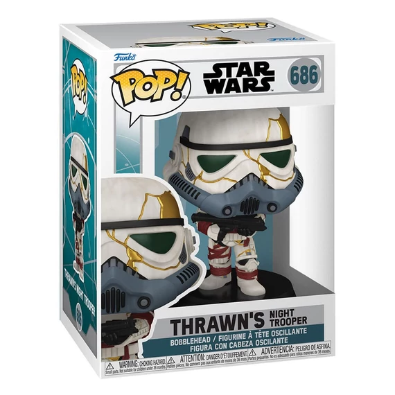 Star Wars: Ahsoka Funko POP! Vinyl Figura - Thrawn&apos;s Night Trooper 9 cm (Grey Mask) #686