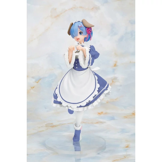 tapr451659900 Re:Zero - Starting Life in Another World PVC Szobor - Rem Memory Snow Puppy Ver. Renewal Edition
