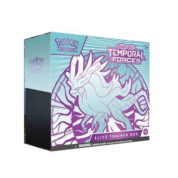 Pokémon TCG Scarlet & Violet 5 - Temporal Forces Elite Trainer Box - Walking Wake *Angol nyelvű*