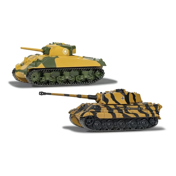 World of Tanks Diecast Models - Sherman vs King Tiger