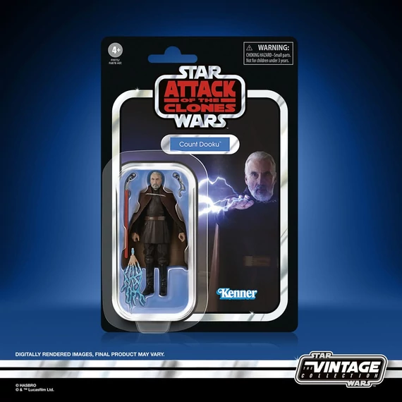 Star Wars Episode II Vintage Collection Akciófigura - Count Dooku 10 cm
