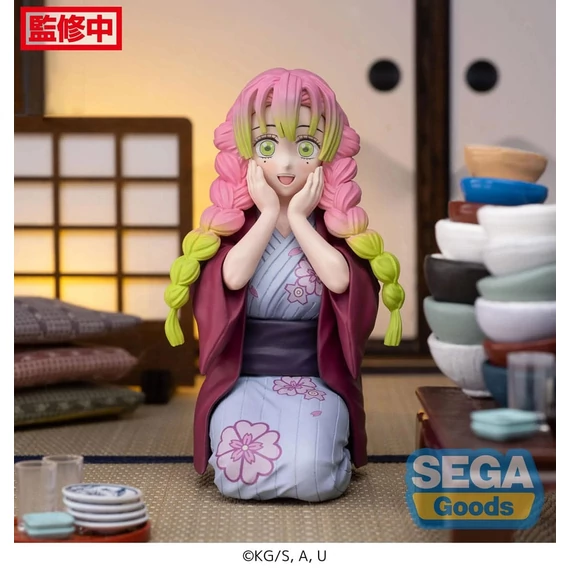 Demon Slayer: Kimetsu no Yaiba PM Perching PVC Szobor - Mitsuri Kanroji Swordsmith Village Arc 10 cm