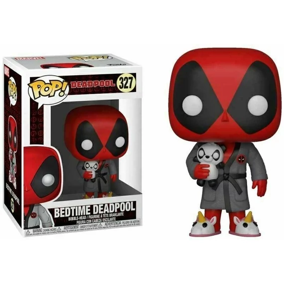 Marvel Comics Funko POP! Figura - Deadpool in Robe 9 cm #327