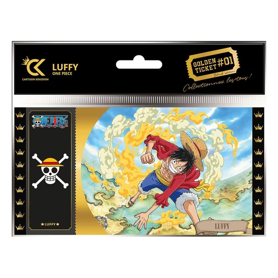 One Piece Golden Ticket Black Edition - Luffy #01