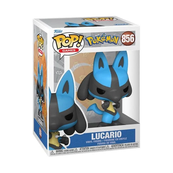 Pokemon Funko POP! Games Vinyl Figura - Lucario 9 cm #856