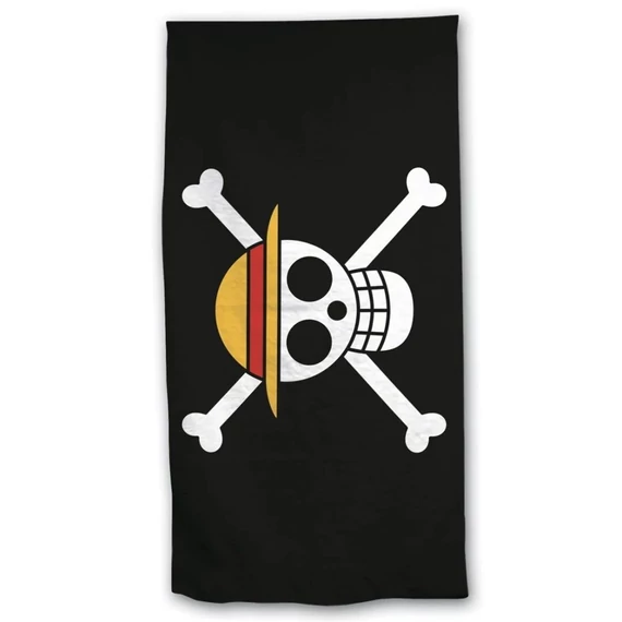 One Piece Strandtörölköző - Pirate Flag 100% Pamut 90x170cm
