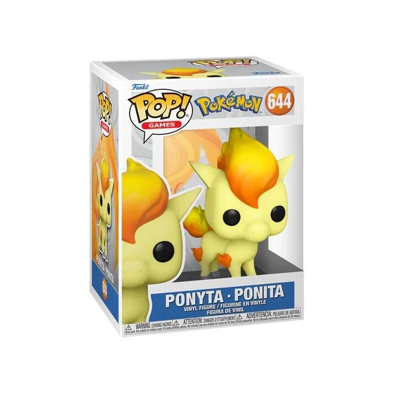 Pokemon Funko POP! Games Vinyl Figura - Ponyta (EMEA) 9 cm #644