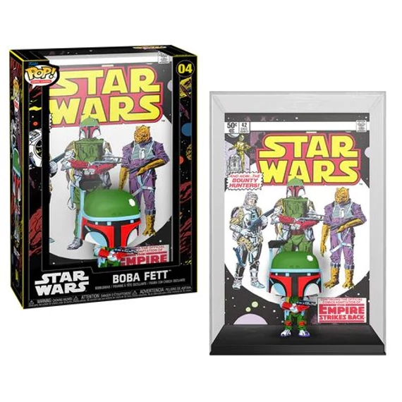 Star Wars POP! Comic Cover Vinyl Figura - Boba Fett 9 cm #04